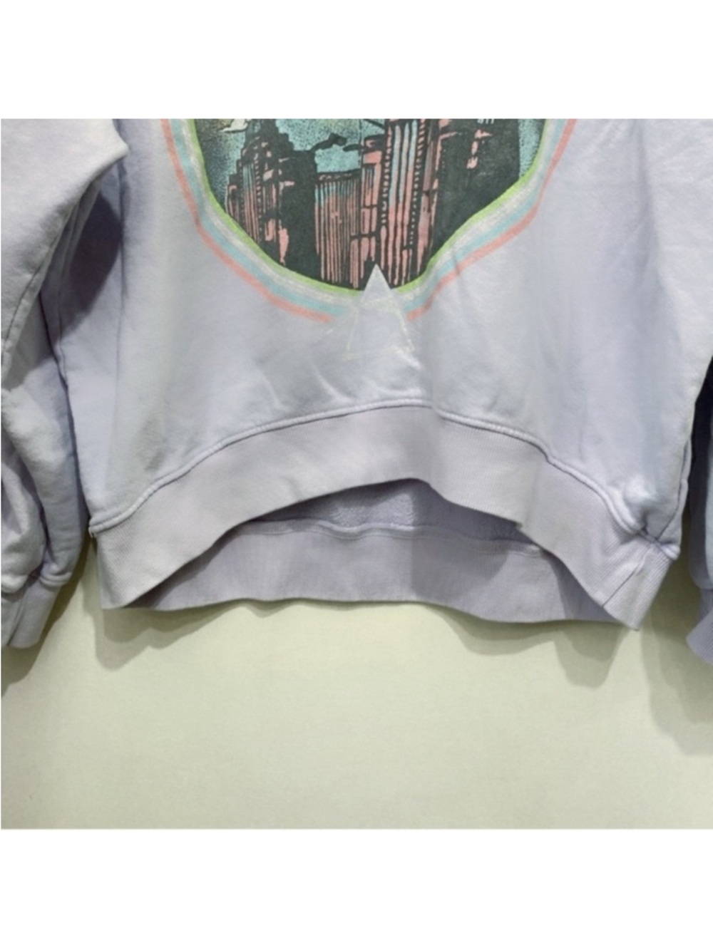 Daydreamer Pink Floyd Animals Tour 77 Lavender Sweatshirt Size Small Lilac Haze - Picture 6 of 10